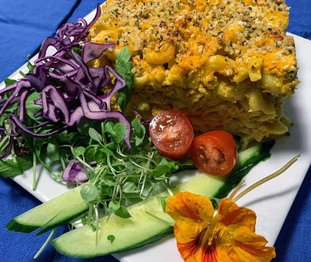 mac cheese vegan cajou